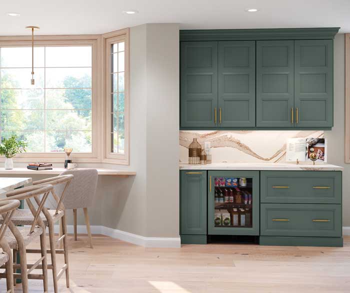 Two-Tone Maple Kitchen Cabinets